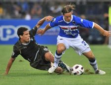 Samp: Biabiany, Ziegler e Lucchini lavorano a parte